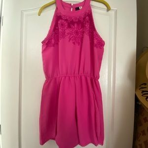 Francesca’s Hot Pink Romper